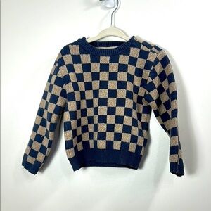 Tommy Bahama boys checkered pattern sweater size 3T.